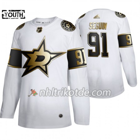 Dallas Stars Trikot Tyler Seguin 91 Adidas 2019-2020 Golden Edition Weiß Authentic - Kinder